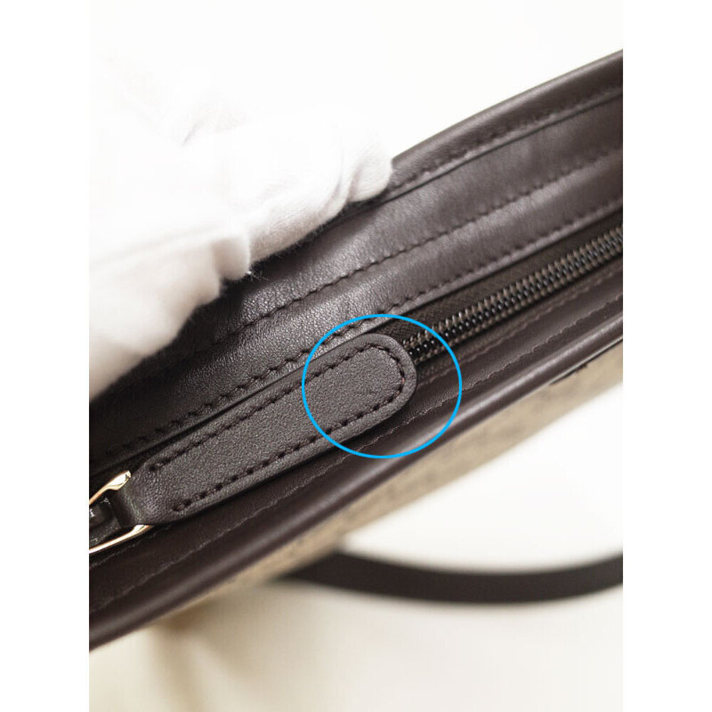 Gucci GG Plus Monogram Flat Messenger Crossbody Bag Brown - Picture 5 of 9